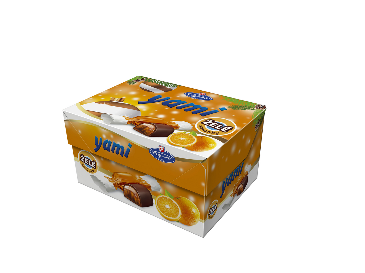 Figaro Salóny pomeranč v čokoládě 450 g