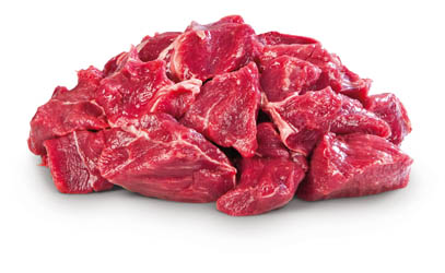 Hovězí kostky z krku volně ložené chlaz. 8 kg