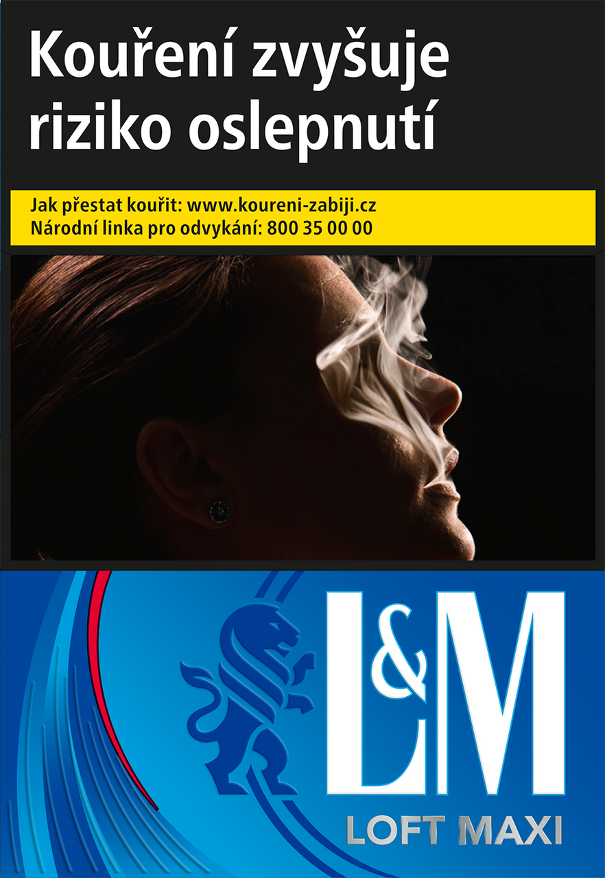 L&M Loft True Blue slim king size tvrdé bal. 5 krab. 38 ks kolek R 280 Kč VO cena