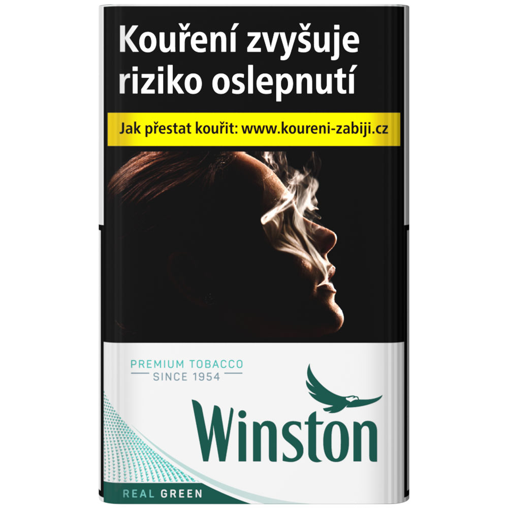 Winston Green king size tvrdé bal. 10 krab. 20 ks kolek R 156 Kč VO cena