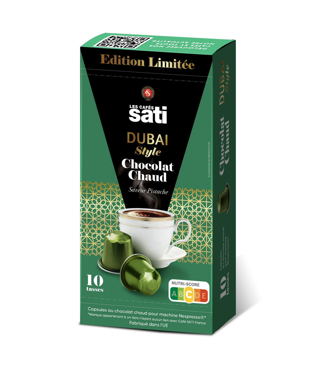 Sati Chocolate Dubai 10 ks kapsle