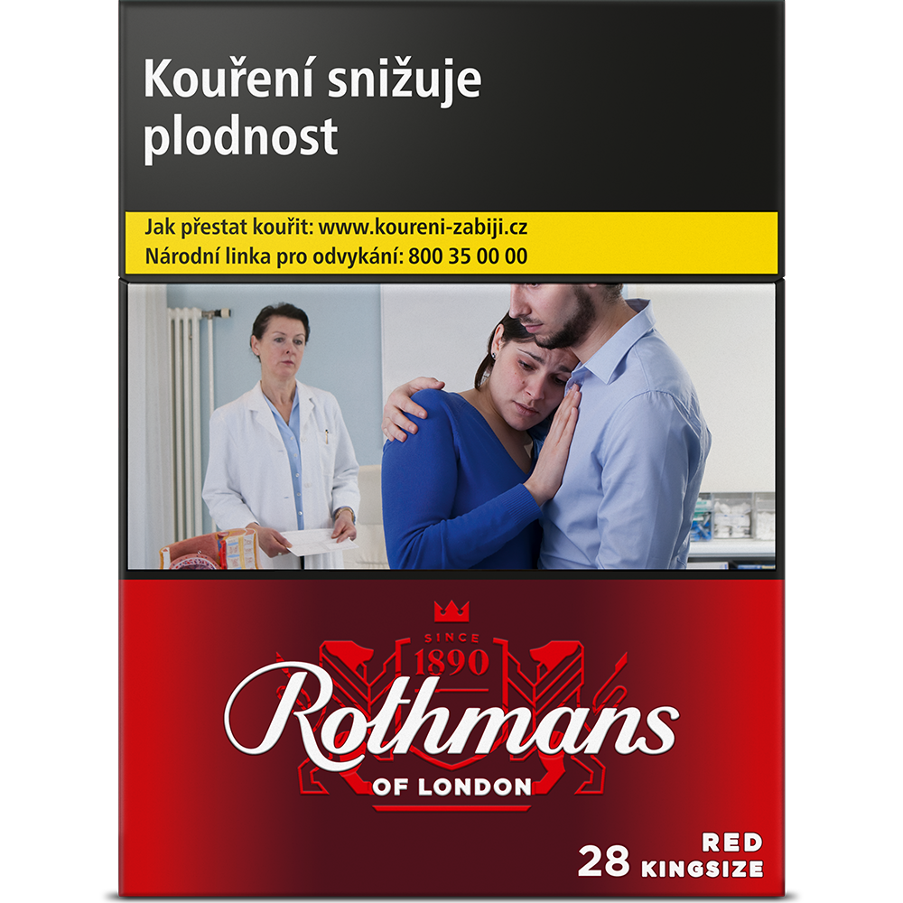 Rothmans Ol Red king size tvrdé bal. 8 krab. 28 ks kolek R 200 Kč VO cena