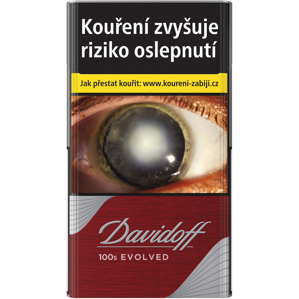 Davidoff Evolved Red 100 dlouhé tvrdé bal. 10 krab. 20 ks kolek R 156 Kč VO cena