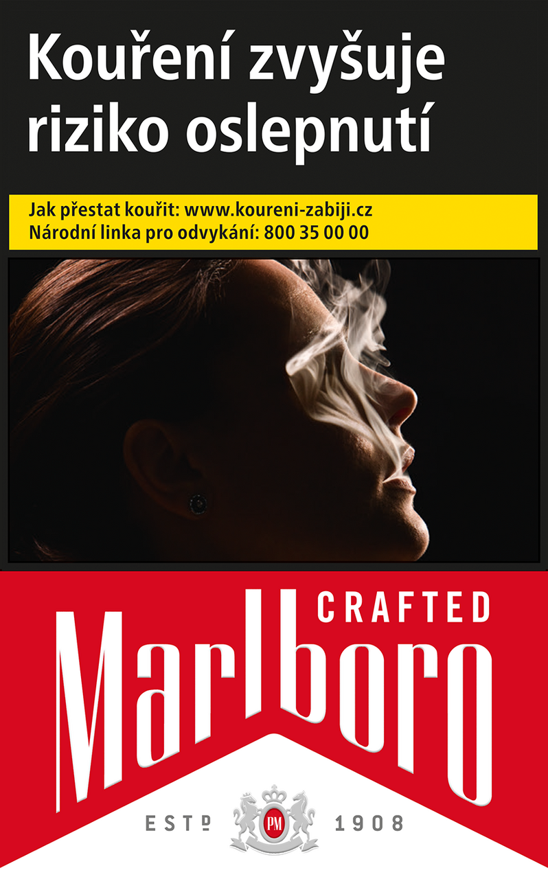 Marlboro Crafted Red king size tvrdé bal. 10 krab. 20 ks kolek R 156 Kč VO cena