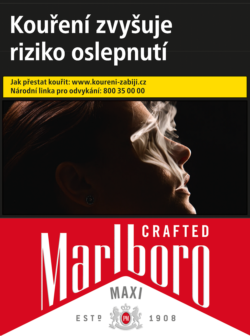 Marlboro Crafted Red Bom king size tvrdé bal. 8 krab. 29 ks kolek R 216 Kč VO cena