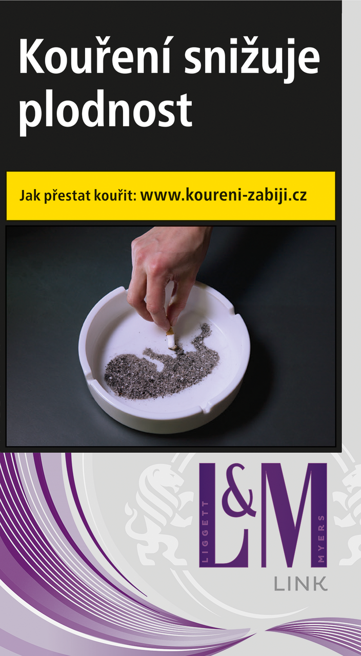 L&M Link Violet 100 slim tvrdé bal. 10 krab. 20 ks kolek R 157 Kč VO cena