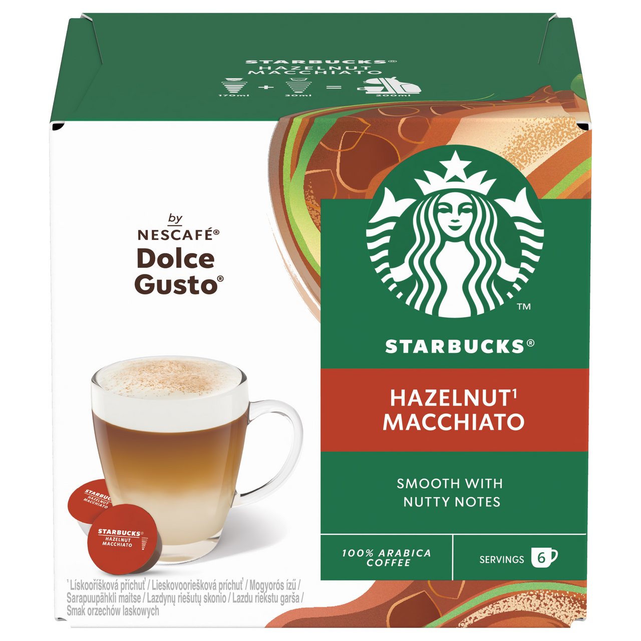 STARBUCKS Hazelnut Macchiato 6 ks kapsle