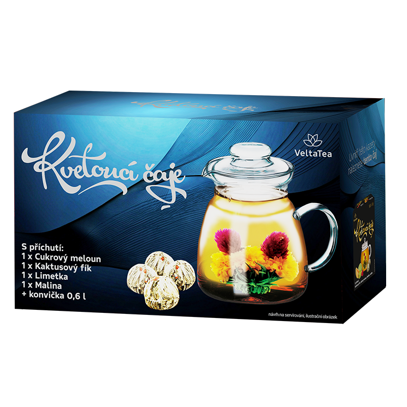 Velta Kvetoucí čaje 24 g + konvička 60 ml 1 ks