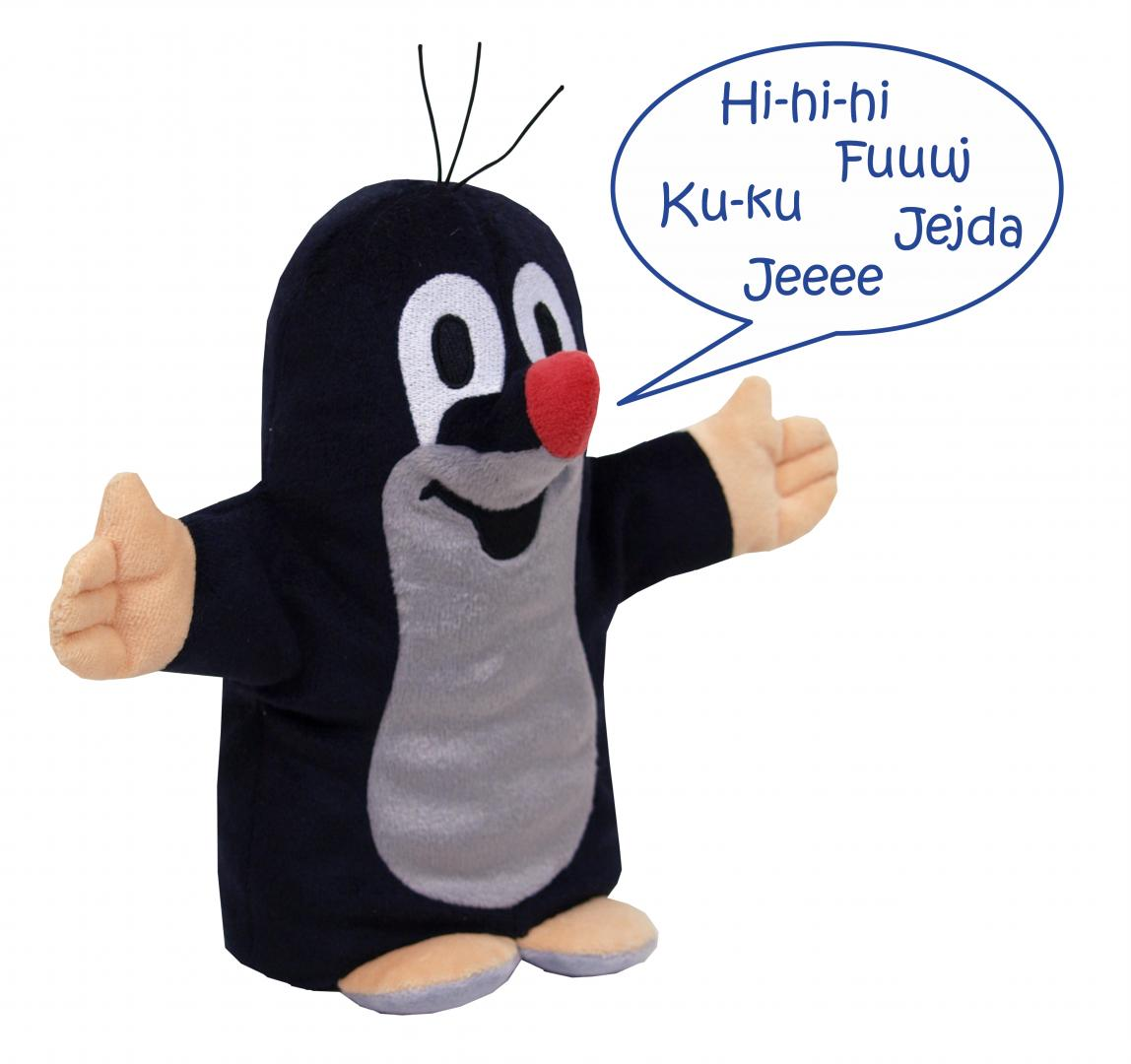 Krtek 20 cm mluvící maňásek 1 ks