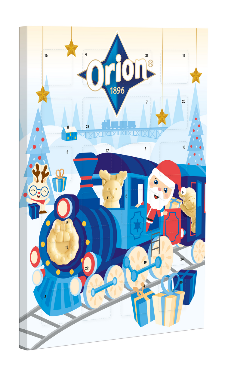 Orion Adventní kalendář bílý 85 g
