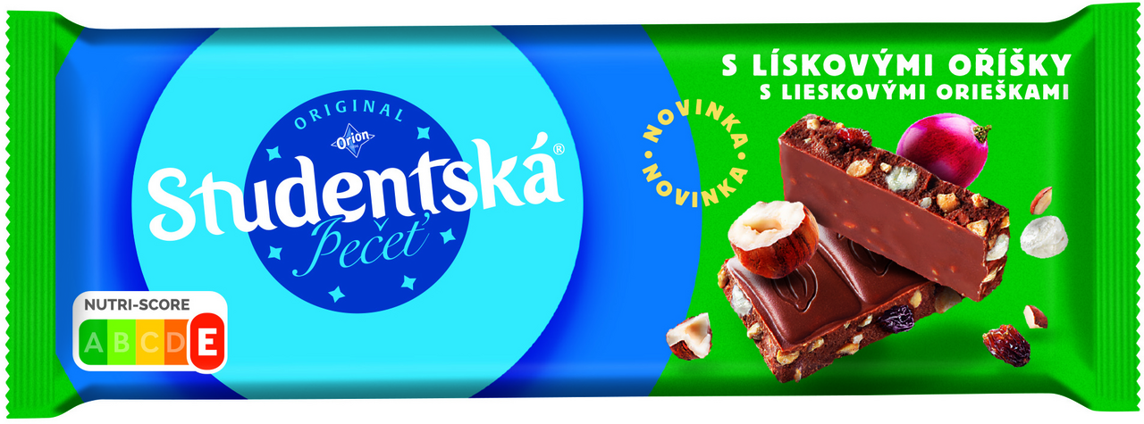 Orion Studentská s lískovými oříšky 17 x 90 g