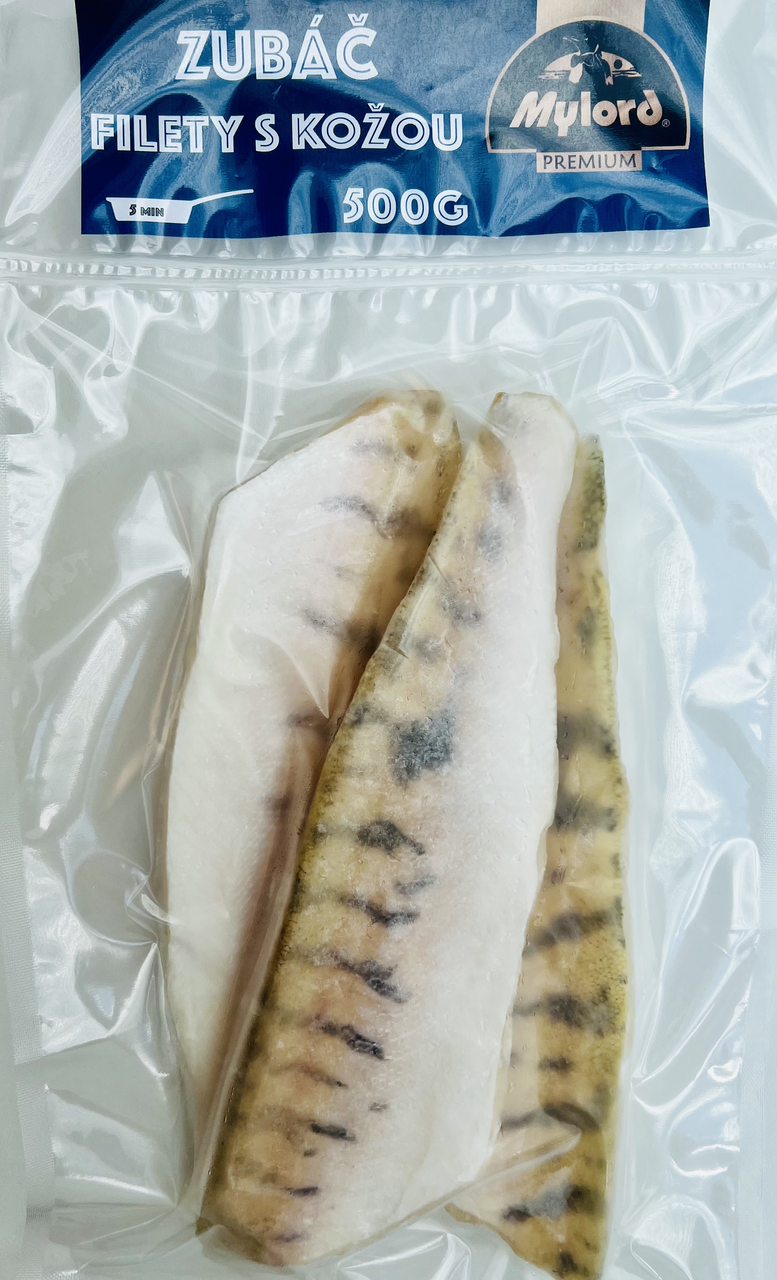 Candát filety s kůží 120 - 170 g mraž. 900 g