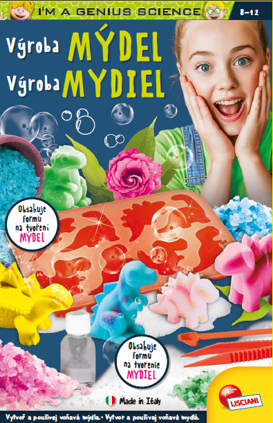 Výroba mýdel dino 1 ks