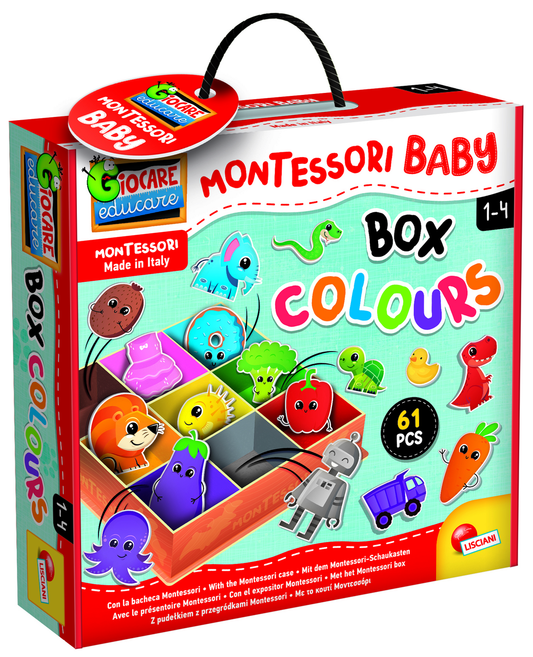 MONTESSORI Baby Krabička barvy 1 ks