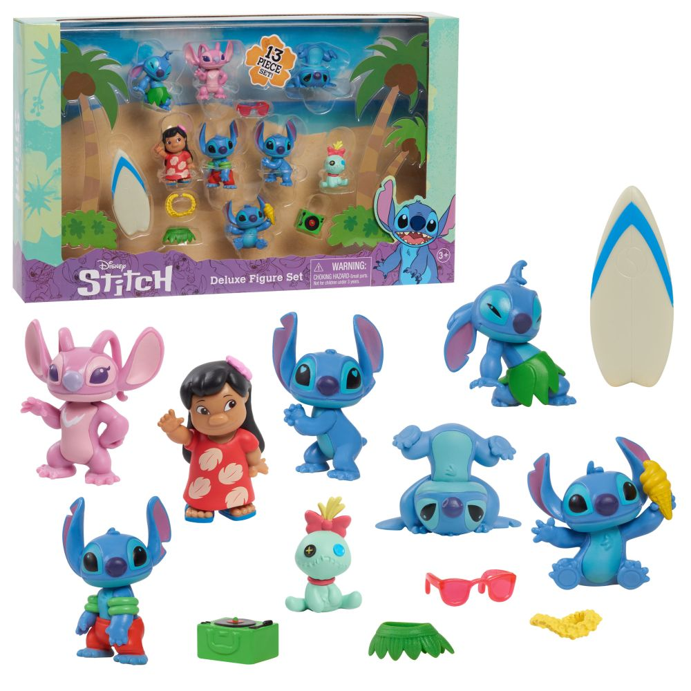 Stitch Deluxe sada figurek 1 ks