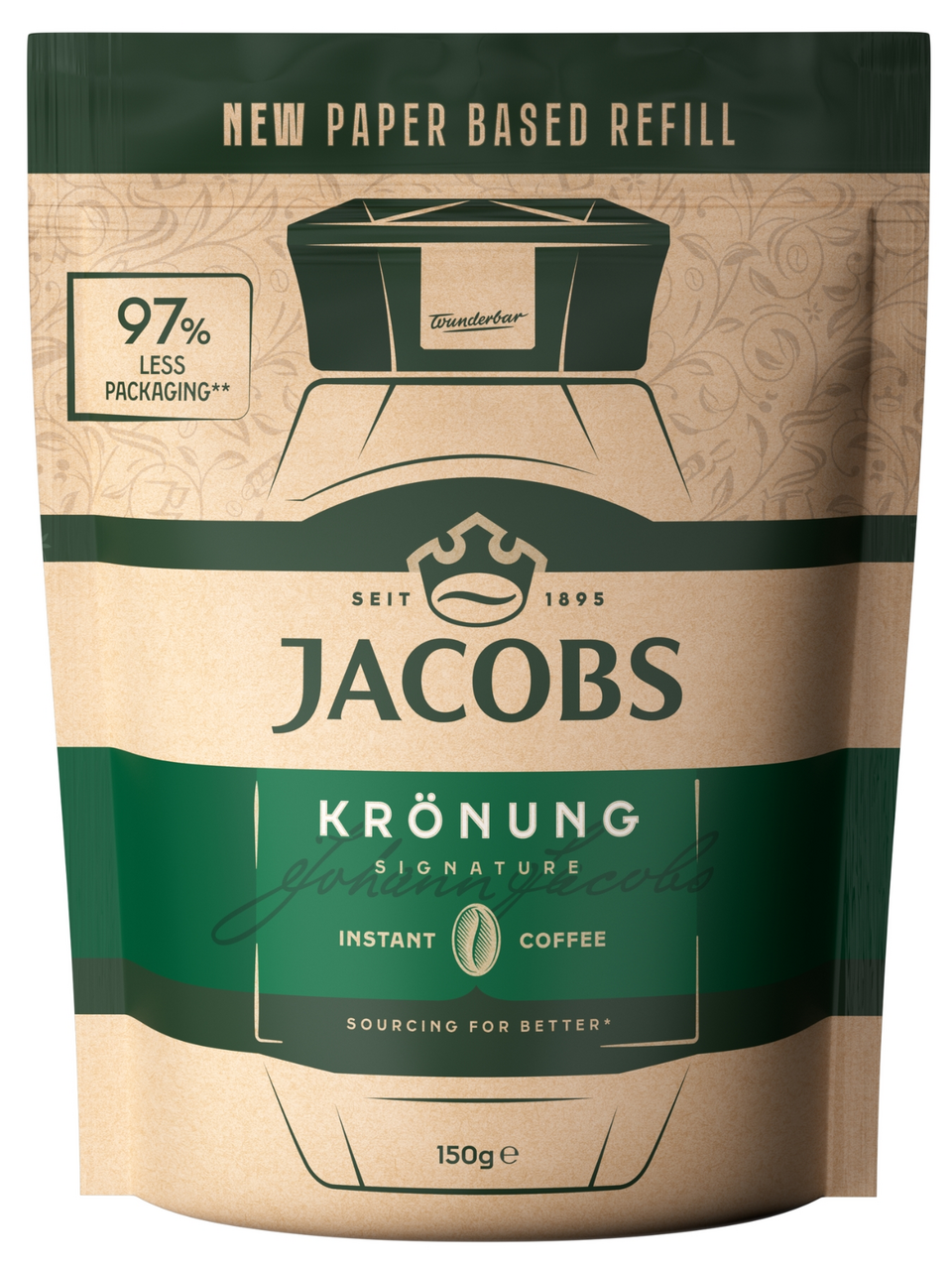 JACOBS Krönung refill instatní káva 150 g