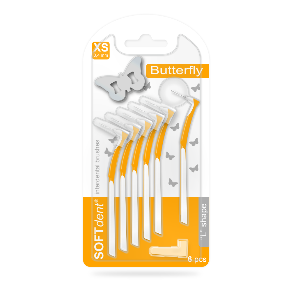 Buterrfly Mezizubní kartáček XS 1 ks