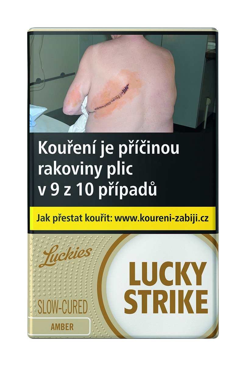 LUCKY STRIKE SC Amber king size měkké bal. 10 krab. 20 ks kolek R 161 Kč VO cena