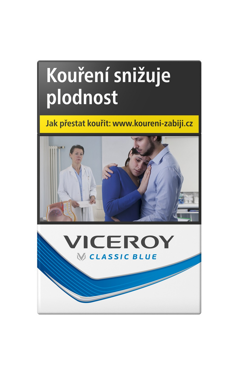 VICEROY Classic Blue king size tvrdé bal. 10 krab. 20 ks kolek R 156 Kč VO cena