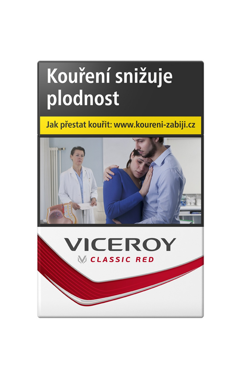 VICEROY Classic Red king size tvrdé bal. 10 krab. 20 ks kolek R 156 Kč VO cena
