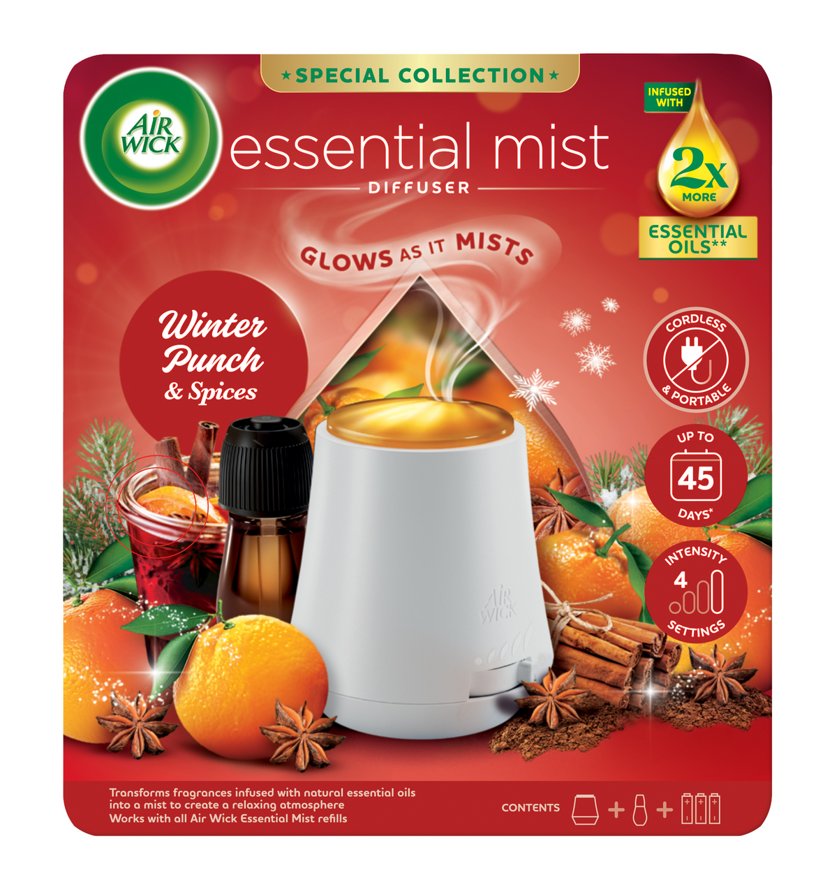 Air Wick Difúzer AM zimní punč 1 ks