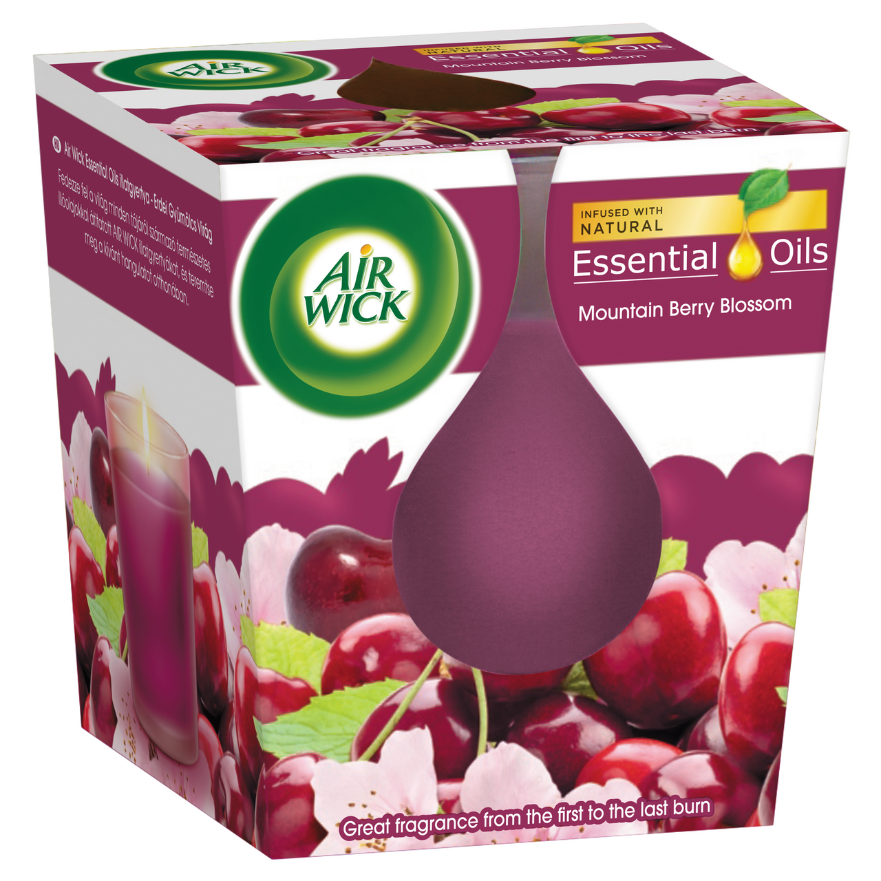 Air Wick Svíčka višňový čaj 105 g
