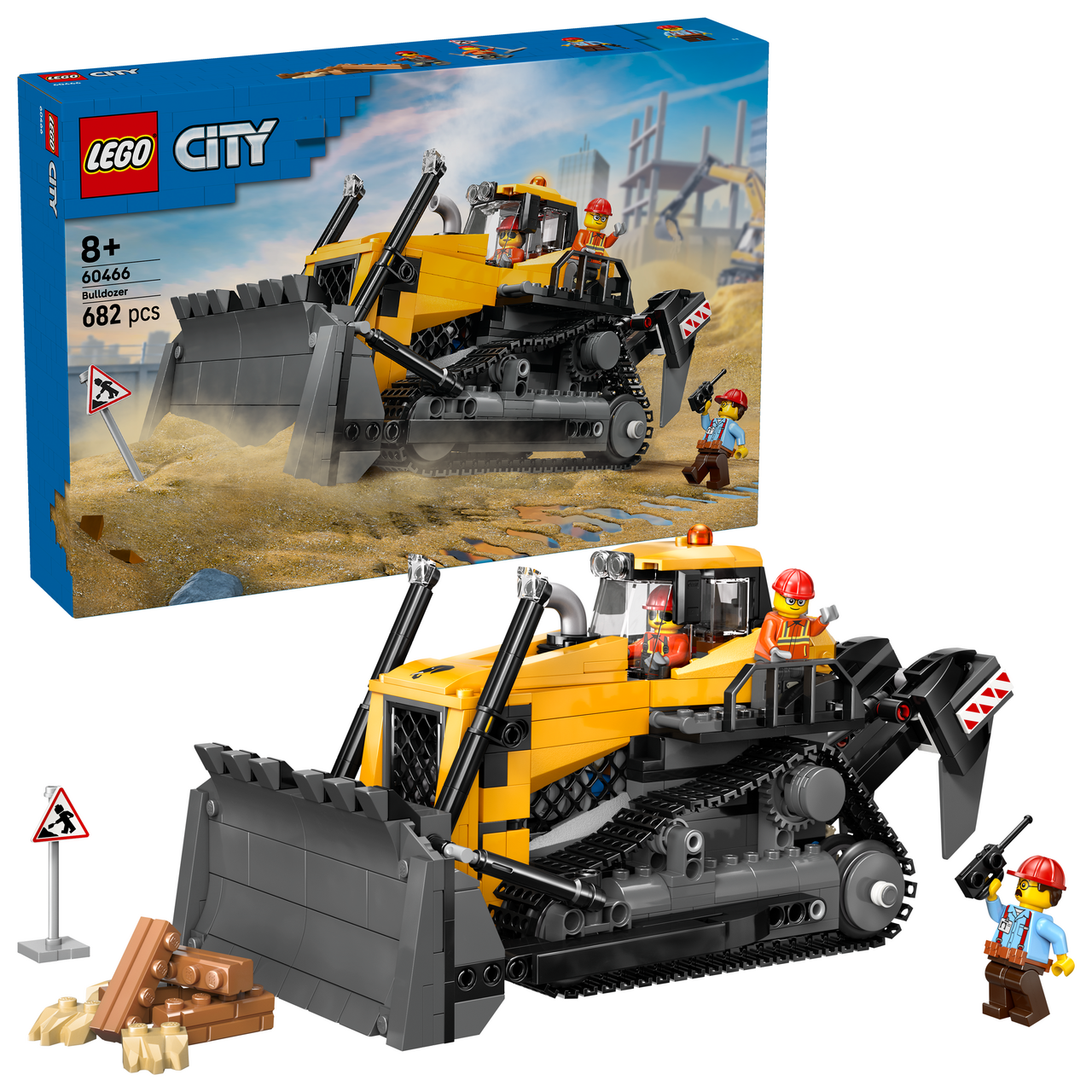 LEGO Žlutý buldozer 1 ks
