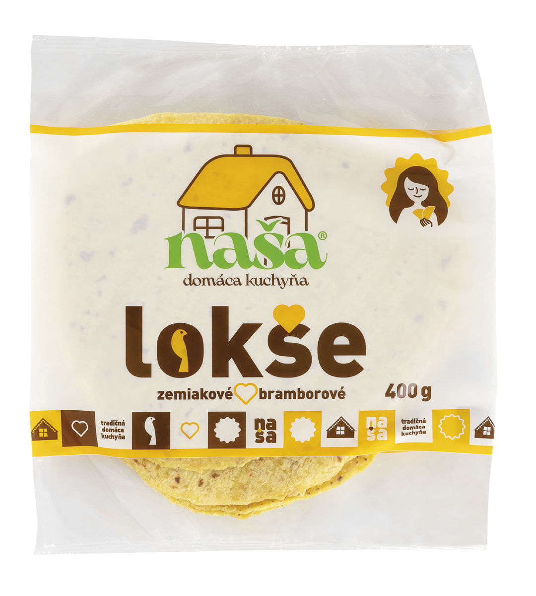 Bramborové lokše 6 ks 400 g