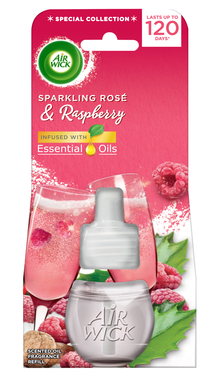 Air Wick Electric Náplň růžový sekt maliny 19 ml