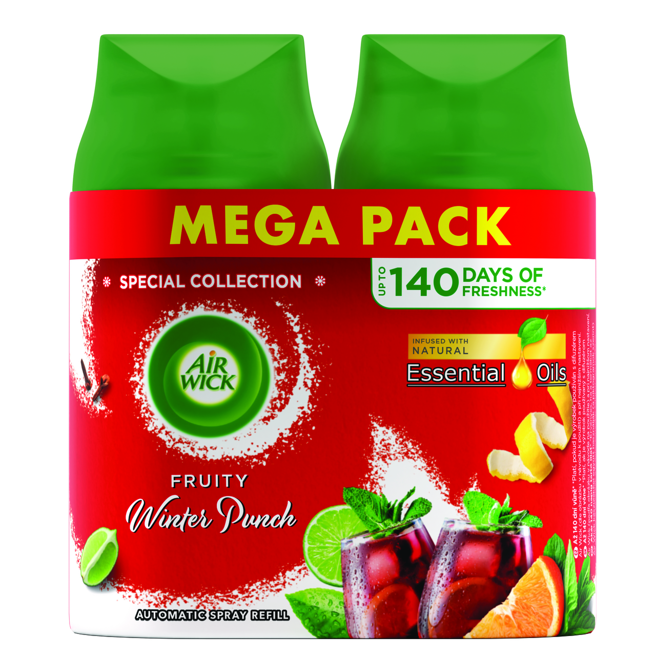 Air Wick FreshMatic Náplň zimní punč Duo 250 ml