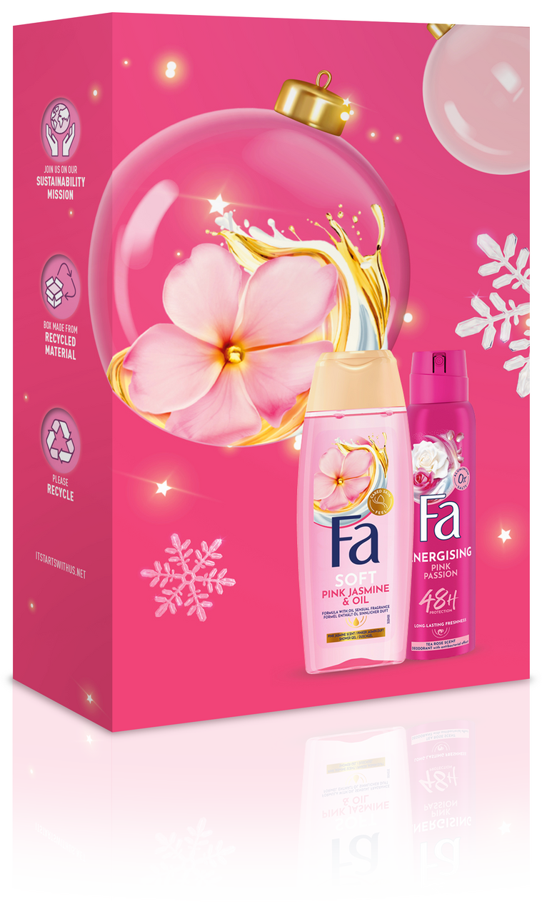 Fa Pink Jasmine dárková sada (SG 250 ml + deosprej 150 ml)