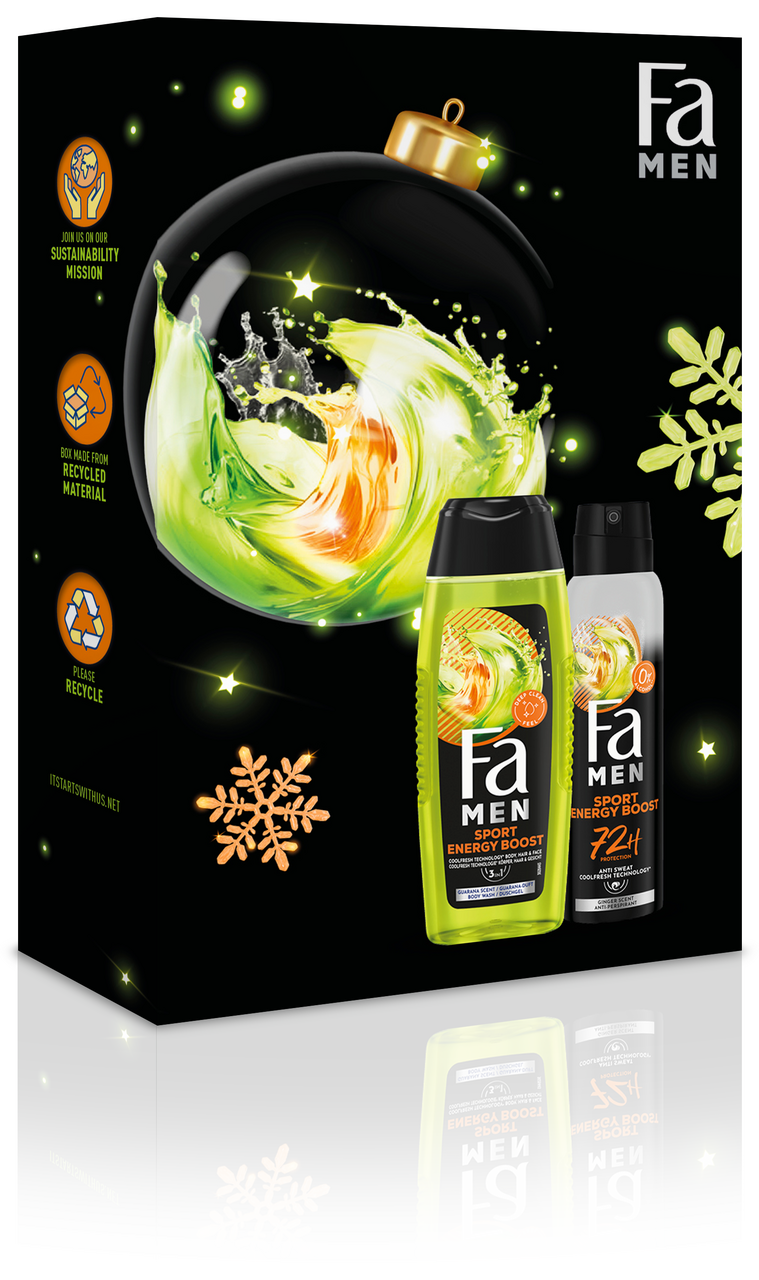 Fa Men Sport dárková sada (SG 250 ml + deosprej 150 ml)