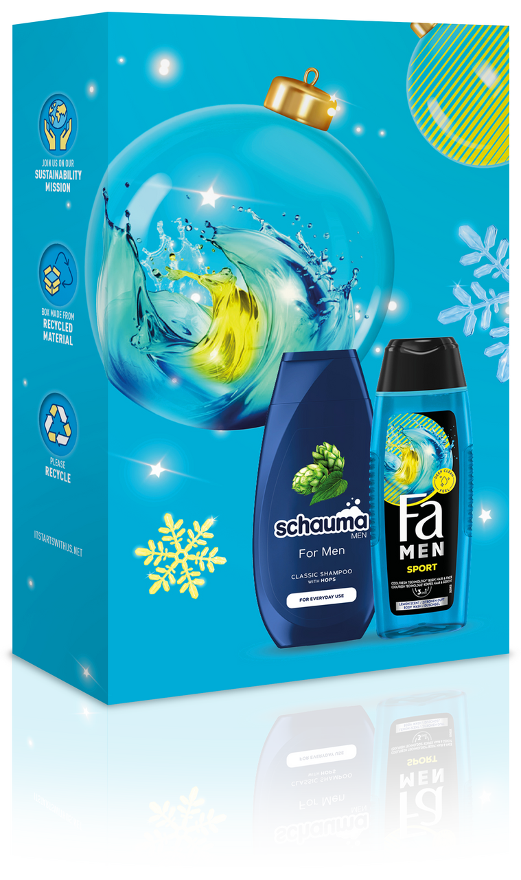 Fa Men Sport dárková sada (SG 250 ml + šampon 400 ml)