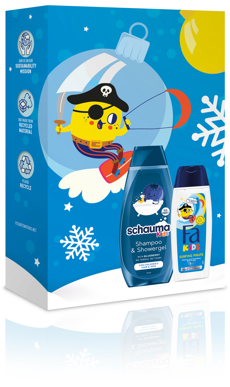 Fa Kids Boy dárková sada (SG 250 ml + šampon 400 ml)