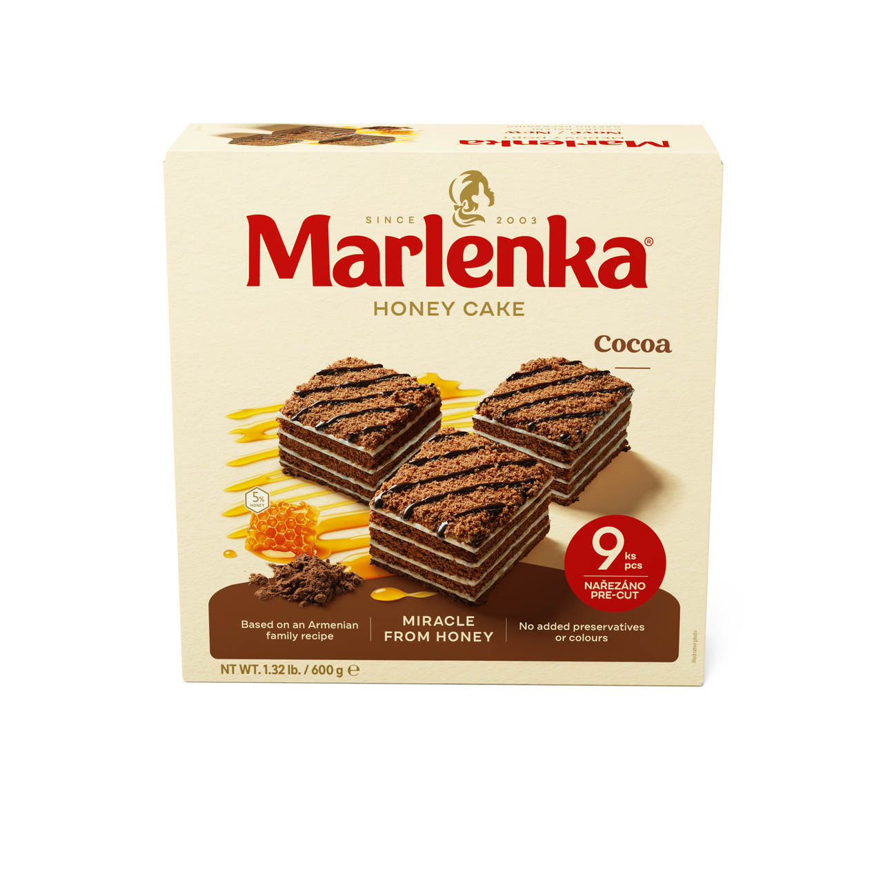 Marlenka Kakaový dort chlaz. 600 g