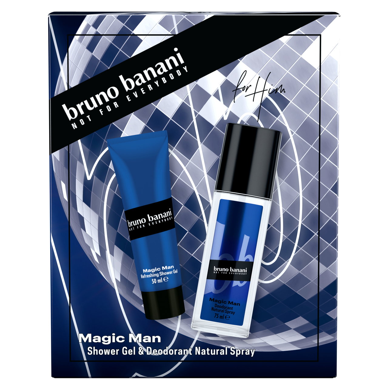 Bruno Banani Magic Man dárková sada (SG 50 ml + deo natural 75 ml)
