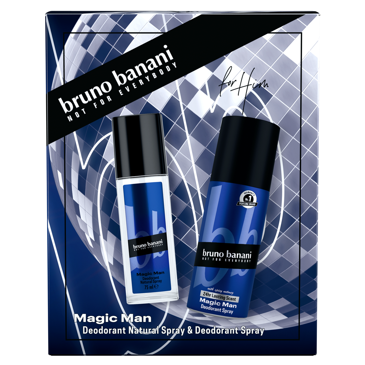 Bruno Banani Magic Man dárková sada (deo natural 75 ml + deo)