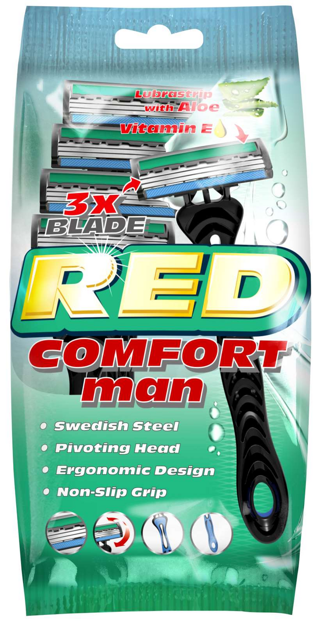 Holítka Red Comfort Man 5 ks