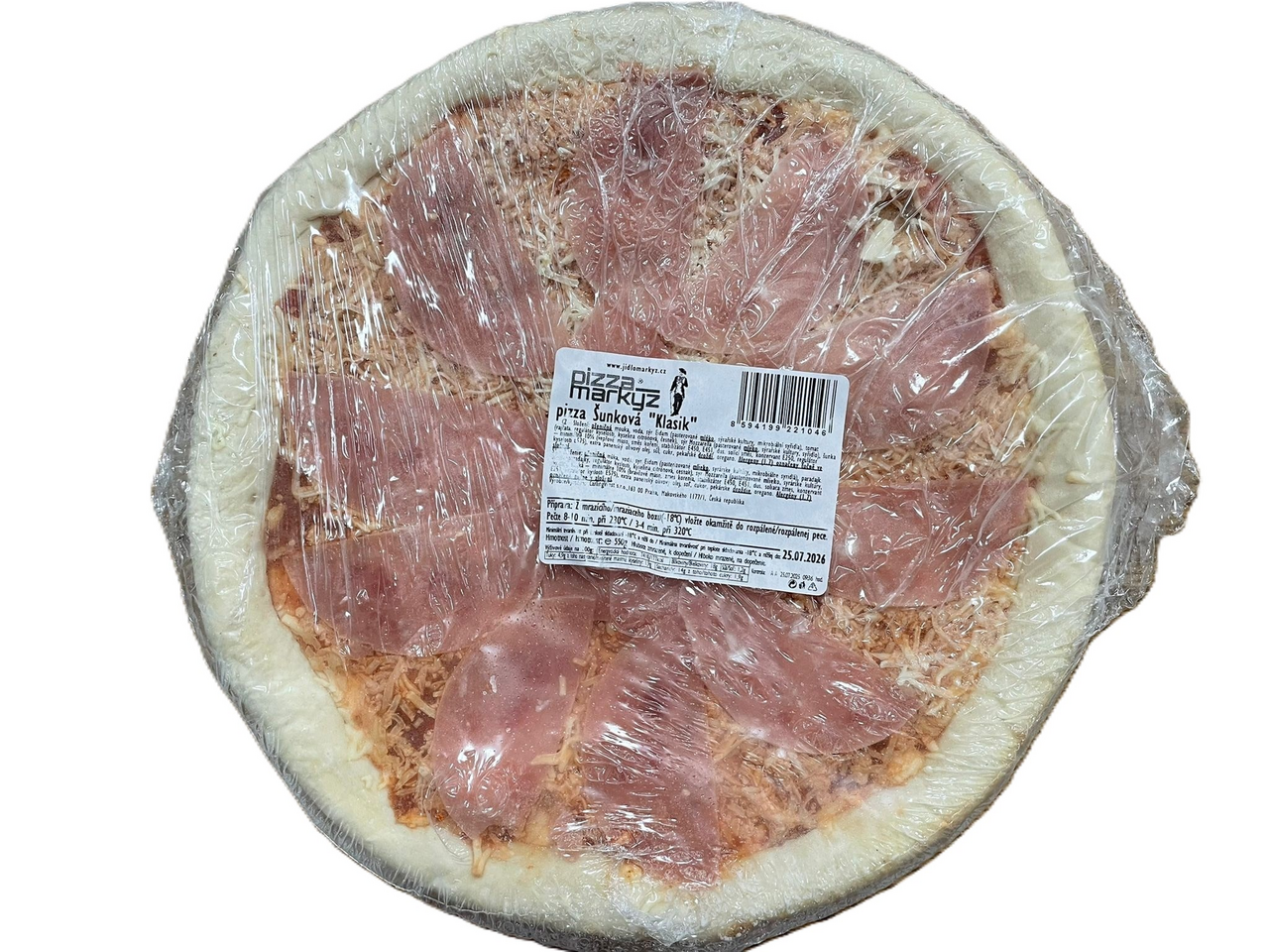 Pizza Markýz šunková klasik mraž. 550 g
