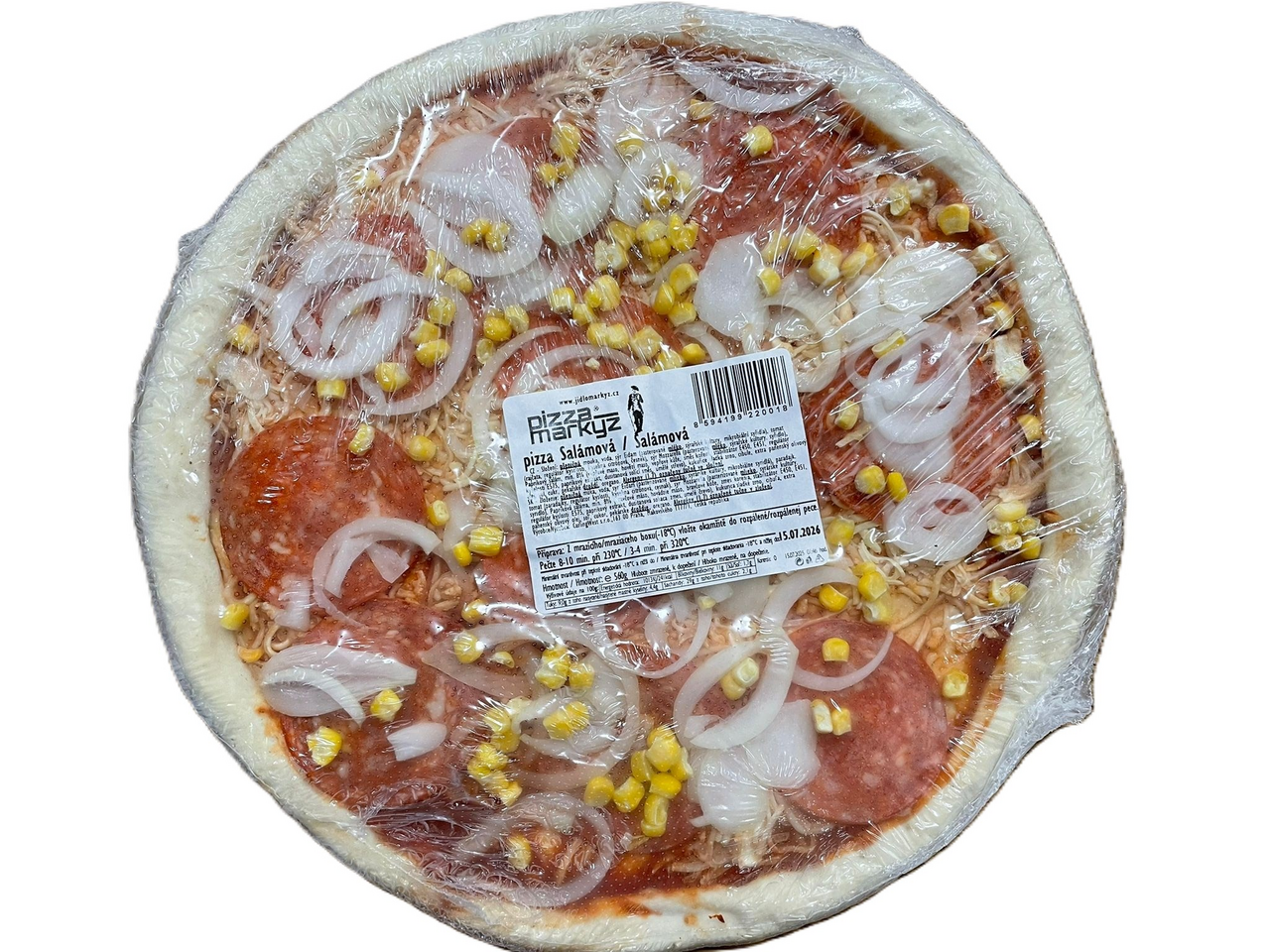 Pizza Markýz salámová mraž. 560 g