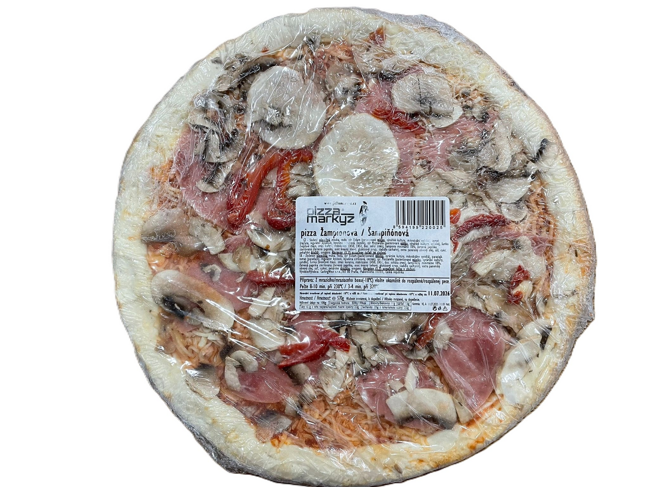 Pizza Markýz žampionová mraž. 570 g