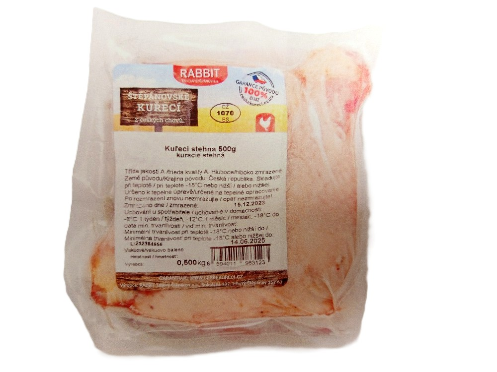 Kuřecí stehna mraž. 24 x 500 g
