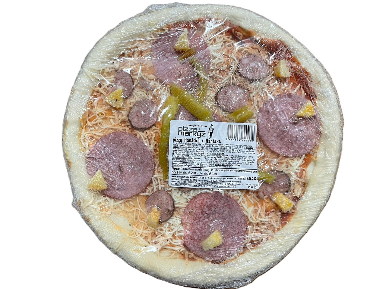 Pizza Markýz Hanácká mraž. 540 g