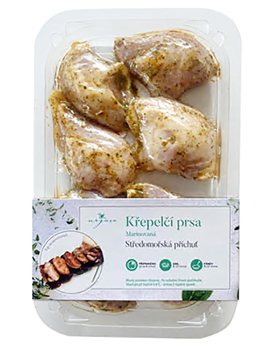 Křepelčí prsa marináda středomořská příchuť chlaz. 200 g