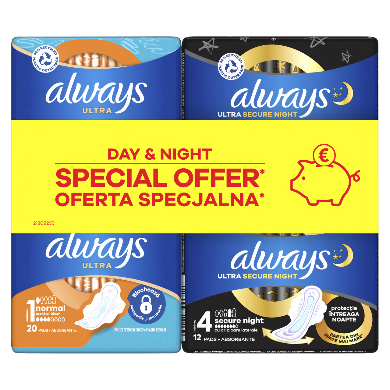 always Duopack den a noc dámské vložky 1 ks