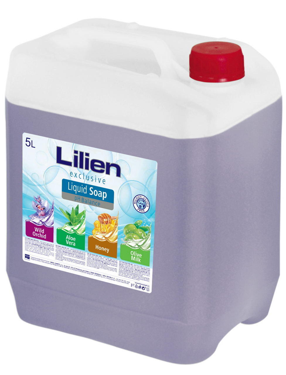 Lilien Krémové tekuté mýdlo Wild Orchid 5 l