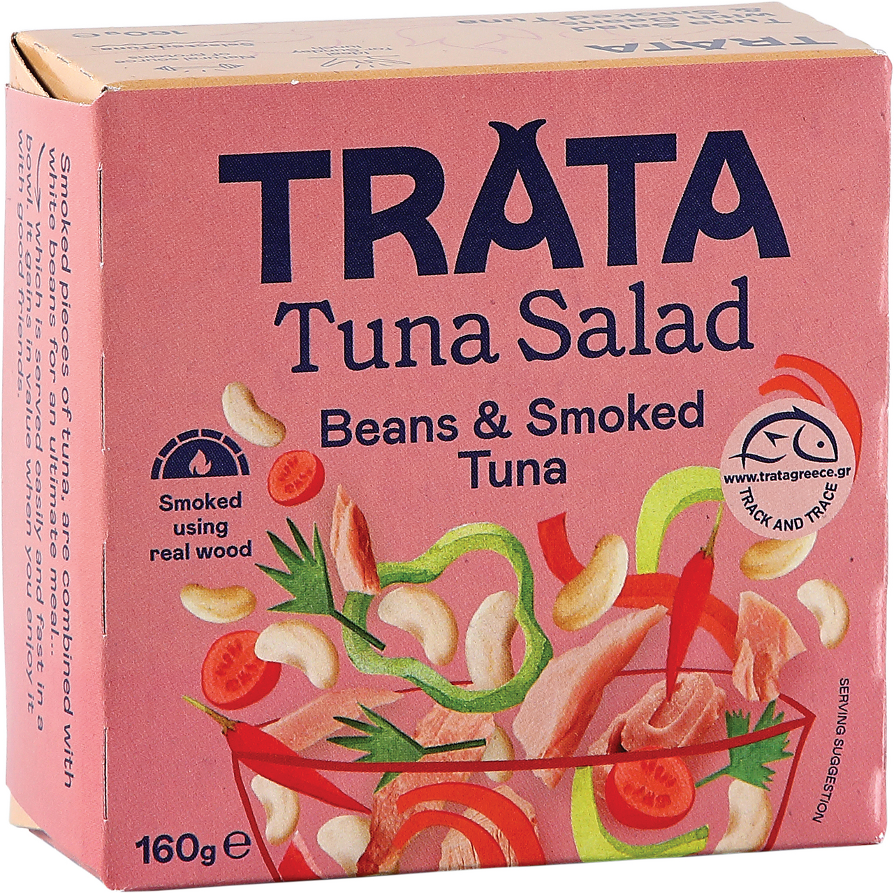 TRATA Salát uzený tuňák s fazolemi 160 g