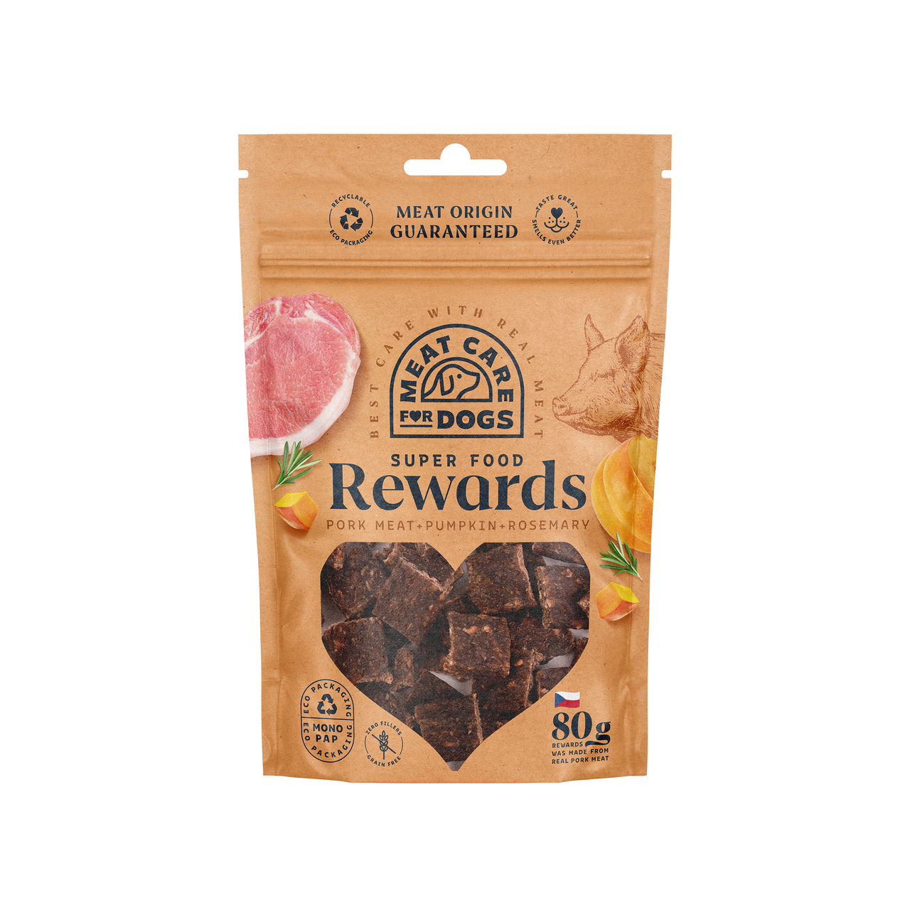 Rewards Dog vepřové dýně rozmarýn 80 g