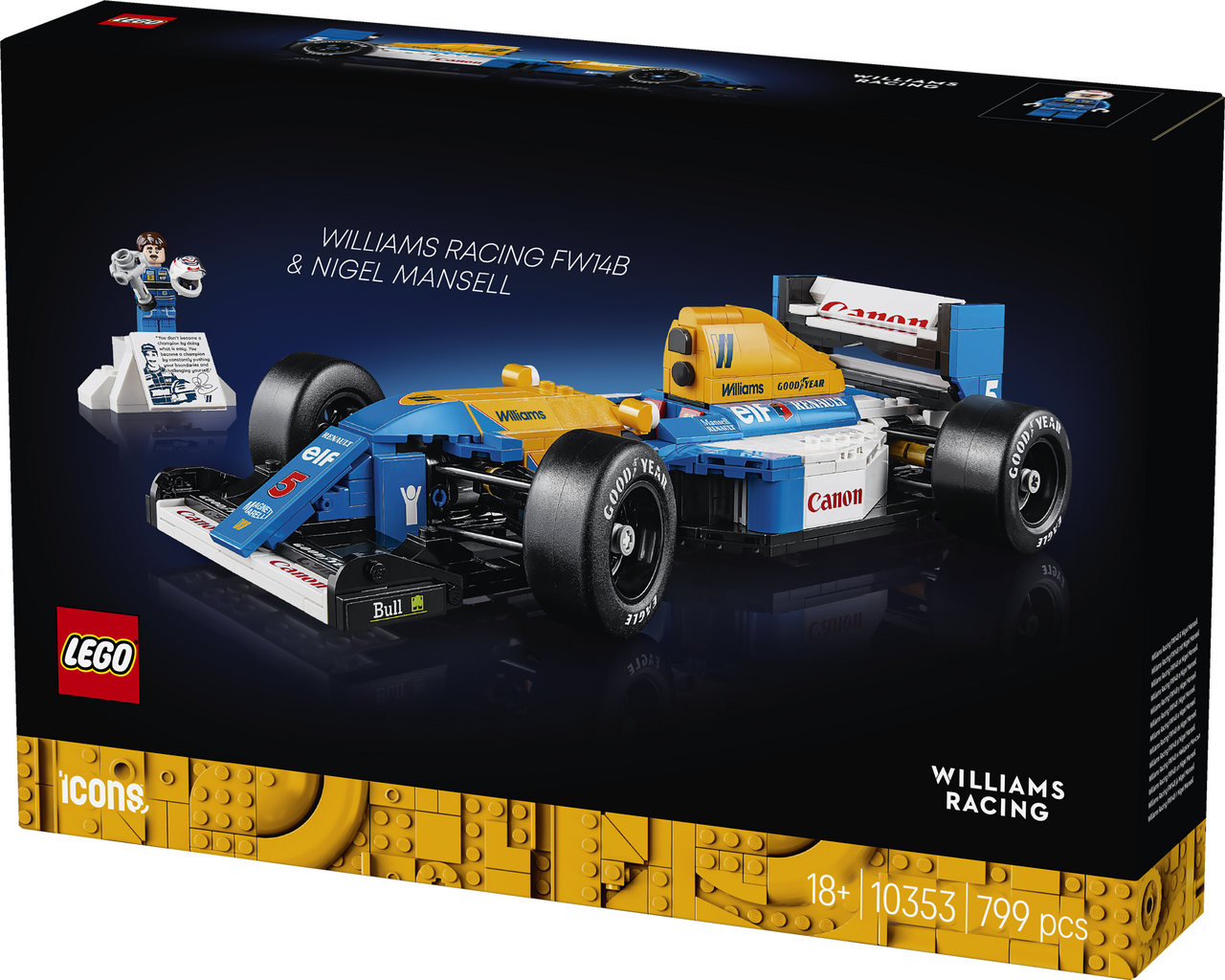 LEGO Williams Racing Nigel Mansell 1 ks
