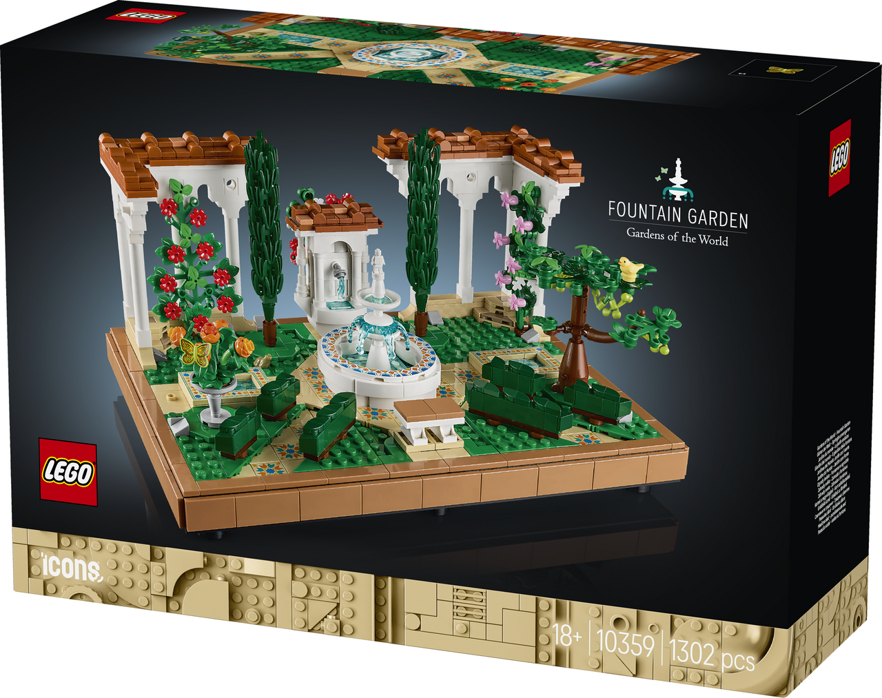 LEGO Zahrada s fontánou 1 ks